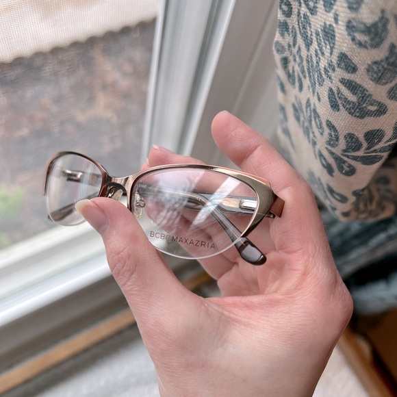 NIB - BCBG Max Azria cat eye eyeglass frames. Victoria, Sand - Picture 7 of 7